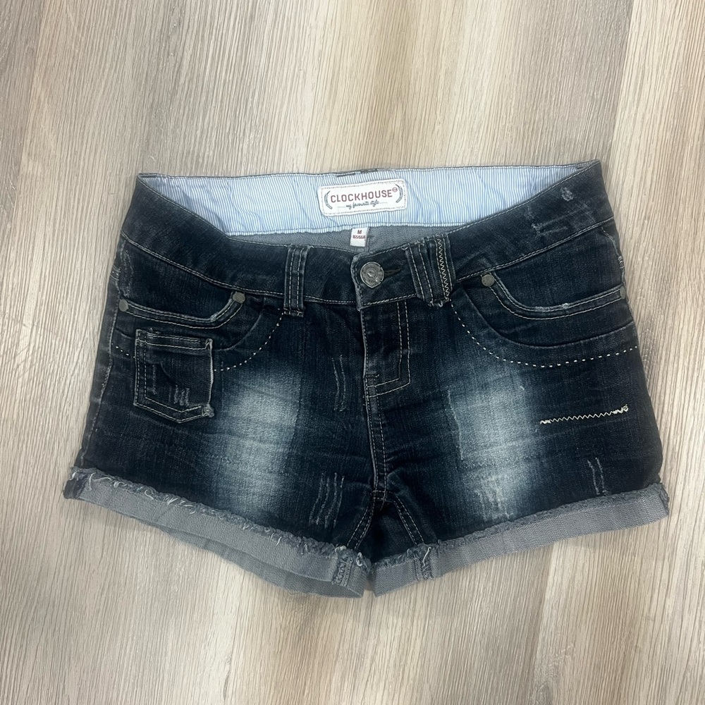 Women's Dark Denim Jean Shorts